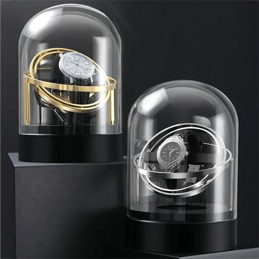 메탈 1구 시계 와인더 디스플레이 Metal Alloy Watch Winder Display