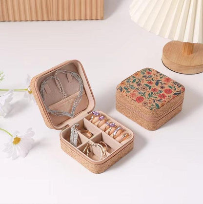 코르크 주얼리 파우치 케이스 (1팩 6개) (쇼룸) Cork Jewelry Travel Case（6 pcs per pack）