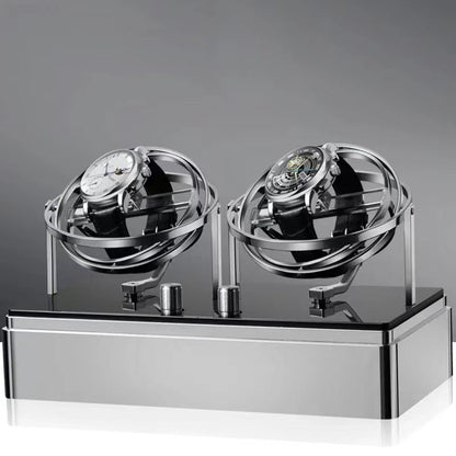 2구 메탈 시계 와인더 Double Metal Watch Winder Display