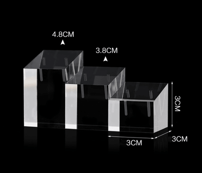 슬릭 아크릴 귀걸이 디스플레이 (1팩 2조) Sleek Chic Acrylic Earring Display Stand