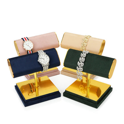 금도금 스웨이드 팔찌 스탠드 Gold Metal Suede Bangle/Bracelet Stand