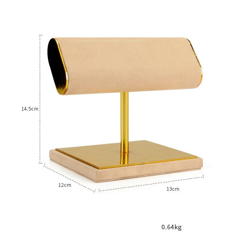 금도금 스웨이드 팔찌 스탠드 Gold Metal Suede Bangle/Bracelet Stand