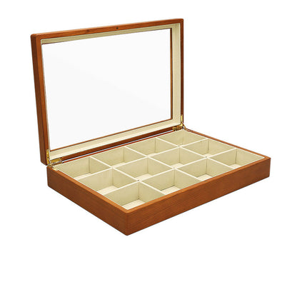 Cheerish Wooden Showcase Trays (Hinged Transparent Lid)