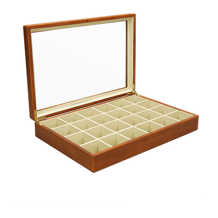 Cheerish Wooden Showcase Trays (Hinged Transparent Lid)