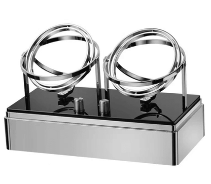 2구 메탈 시계 와인더 Double Metal Watch Winder Display