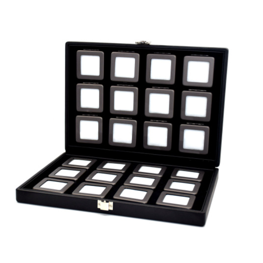 Portable PU Travel Case Hold Gem Boxes